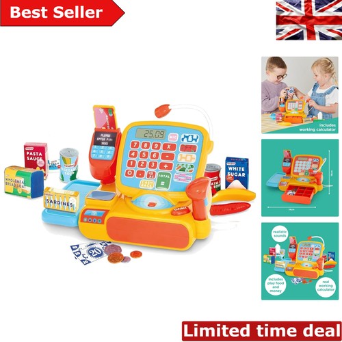 Working cash register with - cash,