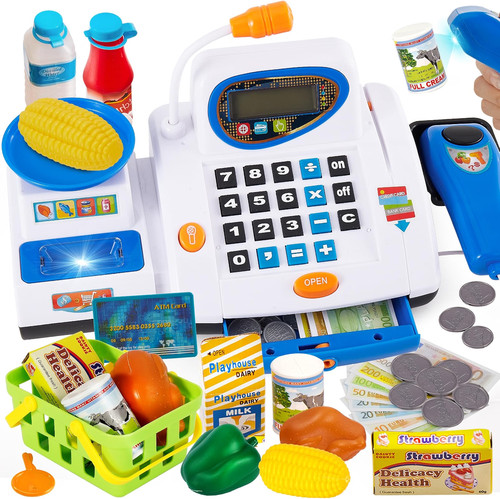Kids toy till play money - till, cash