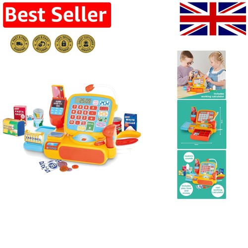 Cash register toy shopping - cash,